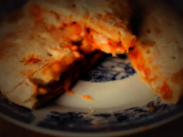 Calzone assado inteiro